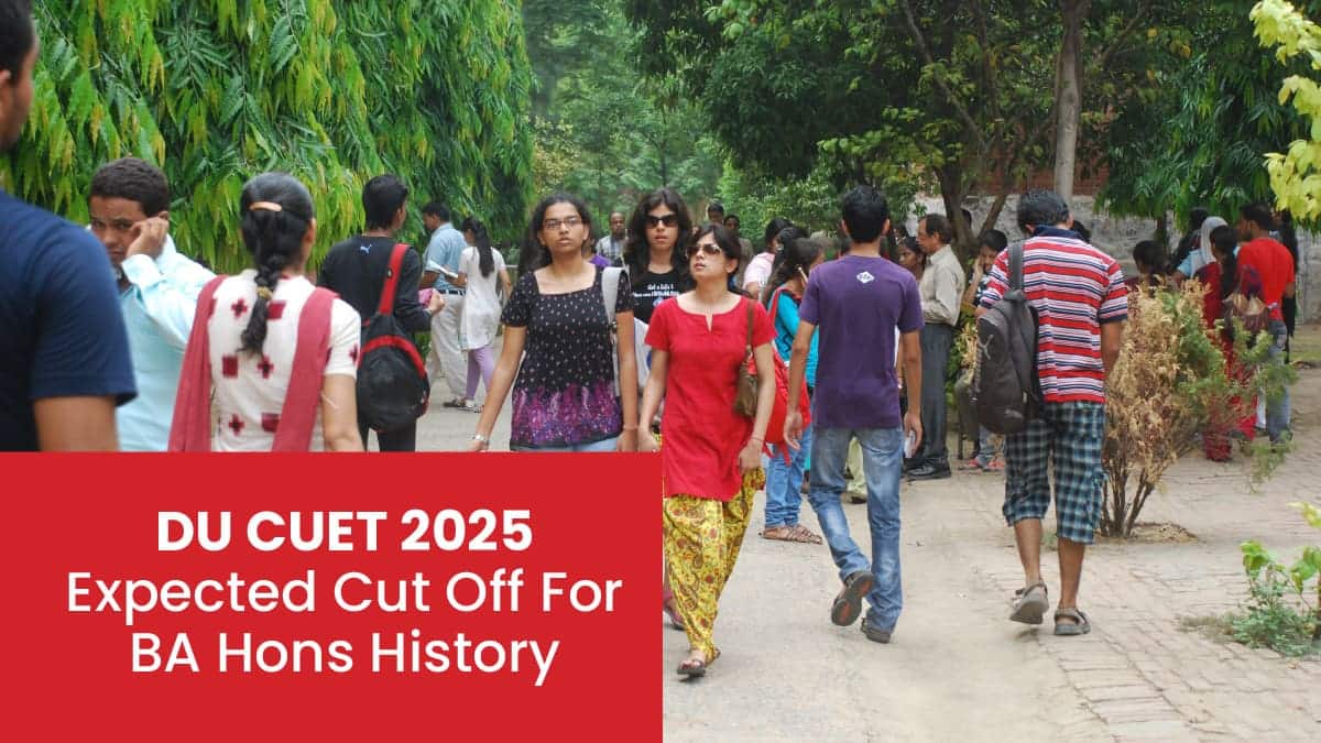 DU Expected Cut Off 2025 For BA (Hons) History: College Wise Cutoff, Percentile